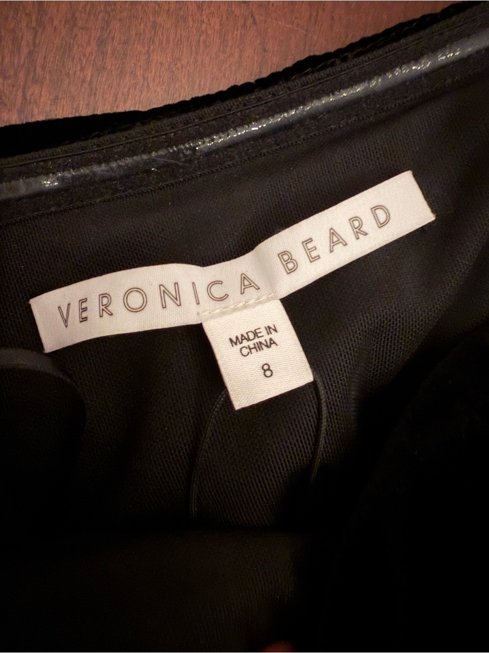 NWT Veronica Beard Palo Dress Black Size 8 - Picture 4 of 6